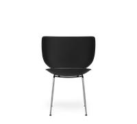 Moooi Hana Dining Chair Unupholstered Set of 2 Black/ Chrome