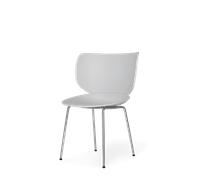 Moooi Hana Dining Chair Unupholstered Set of 2 Concrete/ Chrome