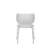 Moooi Hana Dining Chair Unupholstered Set of 2 Concrete/ Chrome Stackable