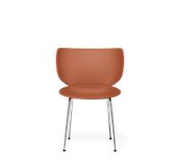 Moooi Hana Dining Chair Unupholstered Set of 2 Terracotta/ Chrome