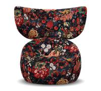 Moooi Hana Wingback Swivel EA Armchair Tokyo Blue/ Blue Velvet