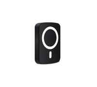 Mooov 732741 - Wireless Magnetic Power Bank Compatible MagSafe 5000mAh, Fast Portable Charger with Induction and USB-C, Compact External Battery for iPhone and Android