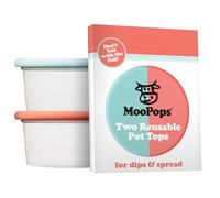 MOOPOPS Dip Lids for Dip & Spread Pots, The Original Reusable Silicone Lids