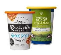 MOOPOPS - Large Pot Tops. 2 Reusable Silicone Lids Specifically Designed to Fit Standard Yoghurt and Cream Pots to Seal in Freshness - Bright (Orange and Yellow)