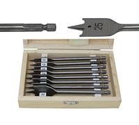 Moorcut Flat Wood Spade Bits 8pc Set 152mm x 10mm 13mm 16mm 19mm 20mm 22mm 25mm 32mm
