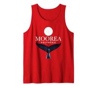 Moorea Polynesie Whale Tail Sunset Tank Top