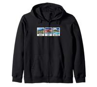 Moorea Tahiti Bora Bora Zip Hoodie
