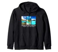 Moorea Tahiti Bora Bora Zip Hoodie