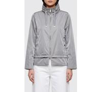 MOORER Short Technical Fabric Windbreaker Jacket with Hood and Zip Closure - Size: 42 - female