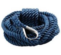 Mooring Line Anchor Rope 24mm Blue Spliced Stainless Thimble 15m long MRBE2415