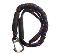 Mooring Lines for Boats 1PCS Dock Lines Elastic Marine Rope Bungee Cords Shock Ties for Kayak Watercraft Jet Ski Pontoon Canoe Power Boat Accessories(Black red)