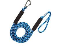 Mooring Lines for Boats 1PCS Dock Lines Elastic Marine Rope Bungee Cords Shock Ties for Kayak Watercraft Jet Ski Pontoon Canoe Power Boat Accessories(Blue black)
