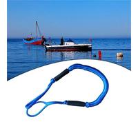 Mooring Rope, 1.2M Elastic Bungee Boat Dock Lines Marine Mooring Rope with Foam Float Accessory for Waverunner Pontoon(Blu)