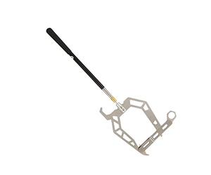Mooring Rope Dock Hook,The Boat Hook,for Your Home and Outdoor U Type Mooring Rope Threader Dock Hook Cable Wire Guider Ship Parking Tool (With Telescopic Rod)
