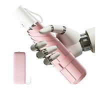 Moorrlii Automatic Mini Travel Windproof Folding Umbrella - UV Protection, Instant Open/Close for Rain/Sun, Small Compact Lightweight Design Fits in Tote Bag/Travel Case/Backpack for Commute, Women