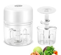 Moorstdel Onion Ginger Chopper Mit zwei Tassen, Electric Garlic Chopper & Processors, Vegetable Garlic & Onion chopper Vegetable Cutter Food Processor for Kitchen