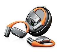 Moorstdel Open Ear Headphone - Heavy Bass Wireless Earbuds, Bluetooth 5.4 Earphones for Running, Stereo Sport Open Ear Buds, Bone Conduction Ear Headphones, HIFI Sound Earbuds Clear Calls