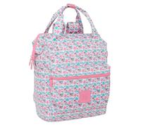 MOOS Flores - Youth Backpack with Handles for Laptops up to 13 Inches, Ideal for Young People of Different Ages, Comfortable and Versatile, Quality and Resistance, 27 x 19 x 40 cm, Multi-Coloured,