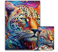 Moose 1000 Piece Jigsaw Puzzle Wooden Jigsaw DIY Decoration, Brain Challenge, for Adult, Family, 50x75CM/19.68x29.52inch