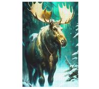 Moose 1000 Pieces of Puzzles for Adults And Children - Wooden Puzzles, Stress Relief Games And Unique Gifts (78×53cm)