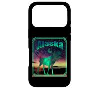 Moose Alaska Aurora Borealis Sky Proud Alaskan Wild Case for iPhone 17 Pro