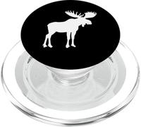 Moose Animal Alaska Canada Hunt Hunting Hunter - Funny PopSockets PopGrip for MagSafe