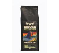 Moose Beans Brazil Blend Premium Whole Coffee Beans, Medium Dark Roast 7/10 Strength, Notes of Velvety Chocolate and Caramel, Whole Bean Coffee for Espresso and Filter, 1 kg Bag