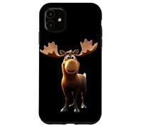 Moose Bull Cow Antlers Deer Wild Moose Elk Case for iPhone 11