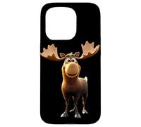 Moose Bull Cow Antlers Deer Wild Moose Elk Case for iPhone 15 Pro