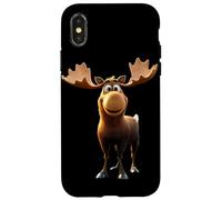 Moose Bull Cow Antlers Deer Wild Moose Elk Case for iPhone X/XS