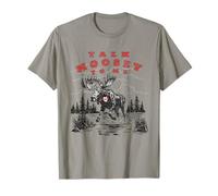 Moose Canada Flag Humor Design Talk Moosey To Me Pun T-Shirt