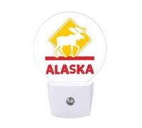 Moose Crossing Alaska Funny Auto Sensor Night Light Plug in Wall