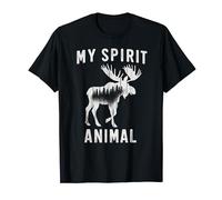 Moose Forest Spirit Animal Vintage Look T-Shirt