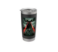 Moose Funny Horror Laser Beams Stainless Steel Insulated Tumbler