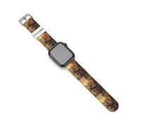 Moose in The River Watch Band Compatible with Apple Watch Silicone Watch Straps Replacement Straps
