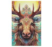 Moose Jigsaw Wooden Puzzles for Adults 1000 Piece Puzzle Challenging Game Toys Birthday Gift for Adults Kids Boys Girls 78×53cm