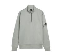 Moose Knuckles Hartsfield Half-zip Cotton Sweatshirt - Grey - M
