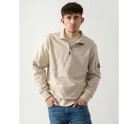 Moose Knuckles Hartsfield Mens 1/4 Zip Sweatshirt - Alabaster 1705 - Alabaster 1705 - L