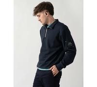 Moose Knuckles Hartsfield Mens 1/4 Zip Sweatshirt - Navy 833 - Navy 833 - M