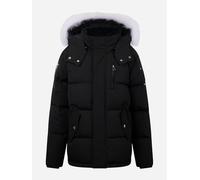Moose Knuckles Kids 3Q Down Padded Puffer Jacket in Black - Black - XS (6 Yrs)