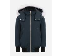 Moose Knuckles Kids Down Padded Bomber Jacket in Navy - Blue - XL 14 - 16 Yrs