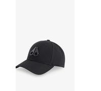 Moose Knuckles Mens Black Logo Icon Cotton Cap