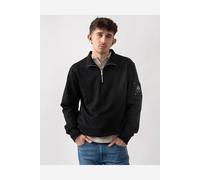 Moose Knuckles Hartsfield Mens 1/4 Zip Sweatshirt - Black 292 - Black 292 - M