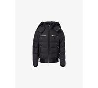 Moose Knuckles Mens Moose Knuckles Cloud Hooded Woven-Down Jacket Blk W/Blk Sh L