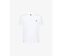 Moose Knuckles Mens Moose Knuckles Crescent Logo-Plaque Cotton-Jersey T-Shirt White S