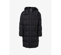 Moose Knuckles Mens Moose Knuckles Everest Long Hooded Stretch-Woven Blend Down Jacket Black M