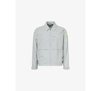 Moose Knuckles Mens Moose Knuckles Topflight Zip-Up Woven Shirt Jacket Dusty Jade L