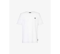 Moose Knuckles Mens White Satellite Brand-embroidered Cotton T-shirt Xl