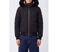 MOOSE KNUCKLES Technical Fabric Down Jacket with Removable Shearling Hood - Size: M - male