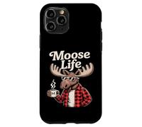 Moose Life Funny Lumberjack Coffee Animal Case for iPhone 11 Pro